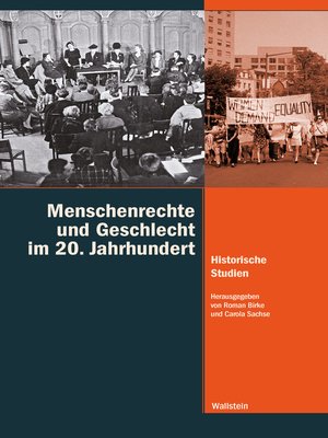 cover image of Menschenrechte und Geschlecht im 20. Jahrhundert